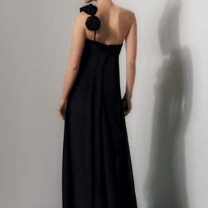 Bari Jay Style 641 Bella Chiffon Black Bridesmaids